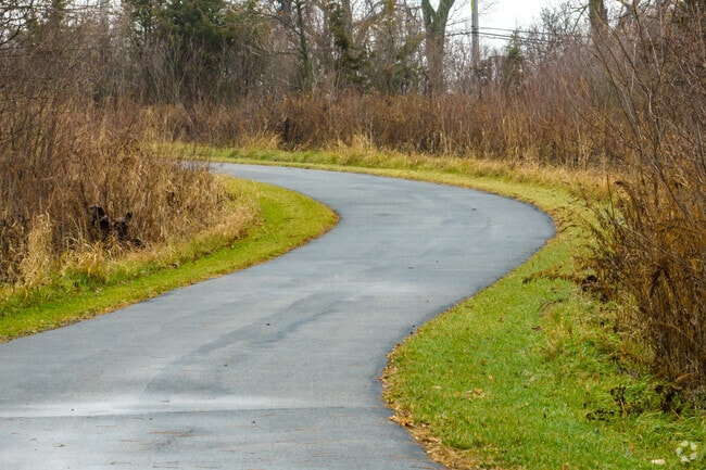 East Branch Forest Preserve features a paved walking and biking trail.s