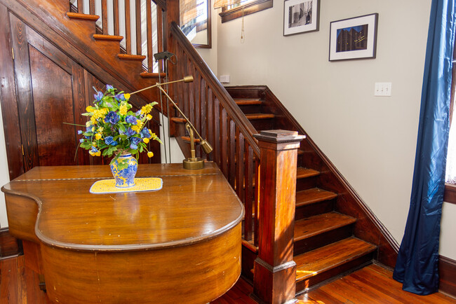 piano, staircase - 200 David St