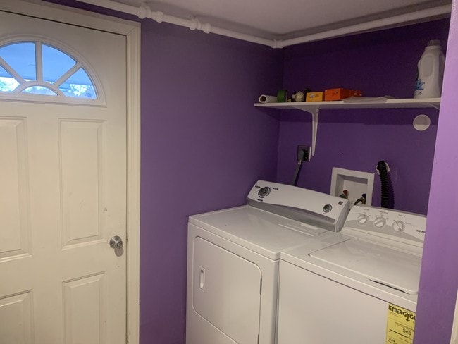 purple private laundry room - 41 New Broadway
