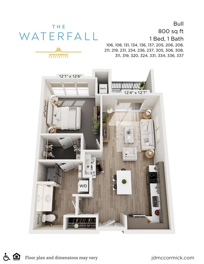 Interior Photo - The Waterfall