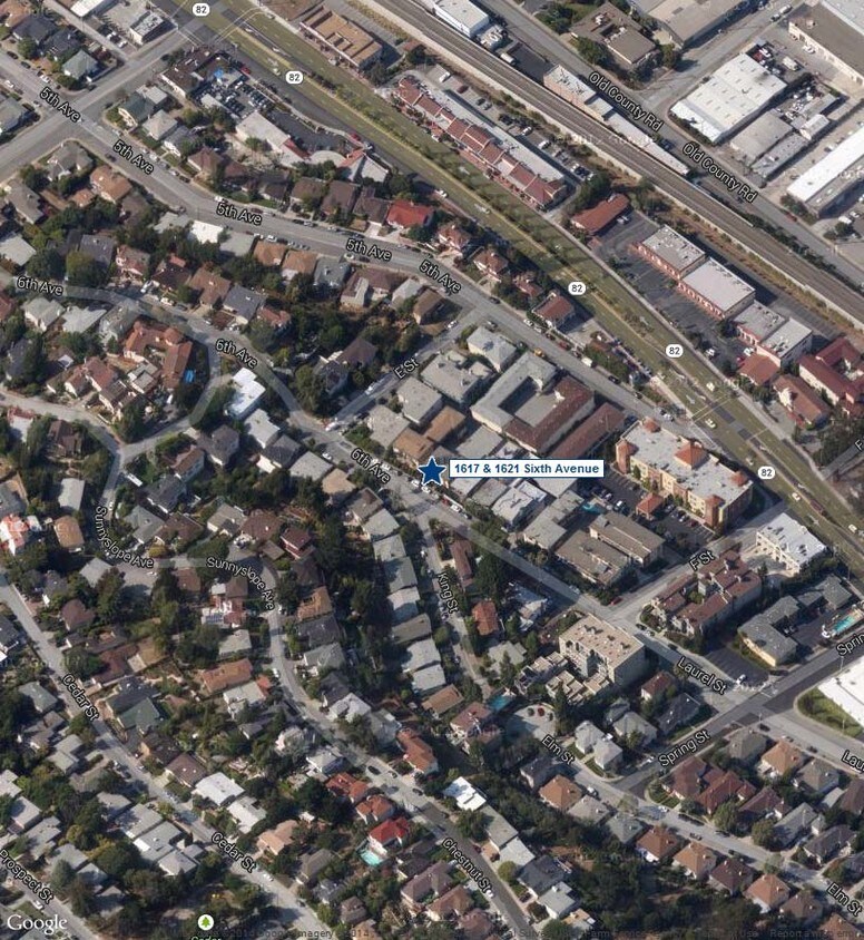 Aerial Photo - 1617 Sixth Ave