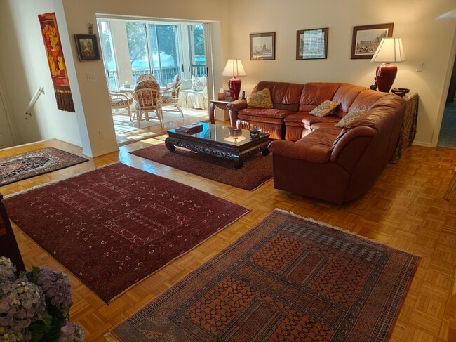 Spacious living room with high ceiling - 106 Siena Way