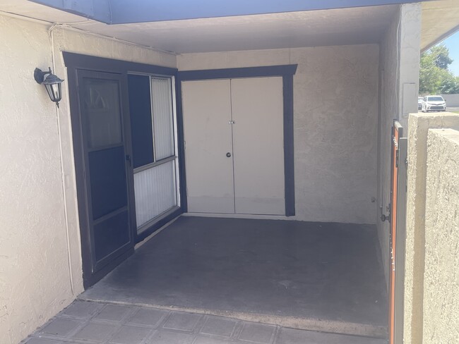 Patio/storage - 830 S Dobson Rd