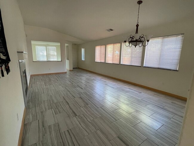 Open concept dining/living room - 3870 Graham Island Rd