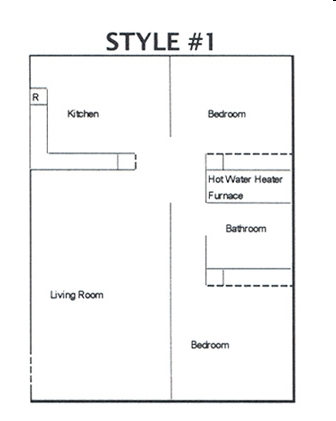 2BR/1BA - Crescent Heights Apartments