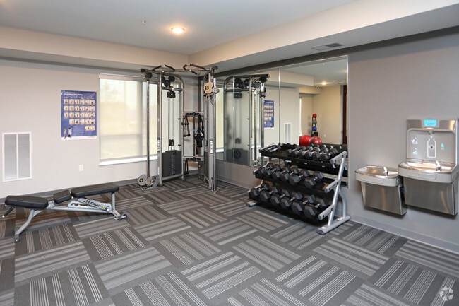 Fitness Center - Heights of Mendota Apartments