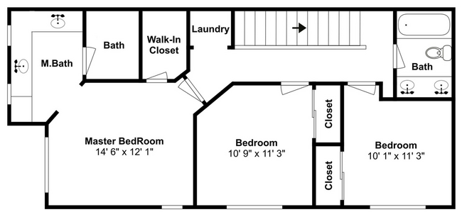 Upper floor - 2725 East Mine Creek Road