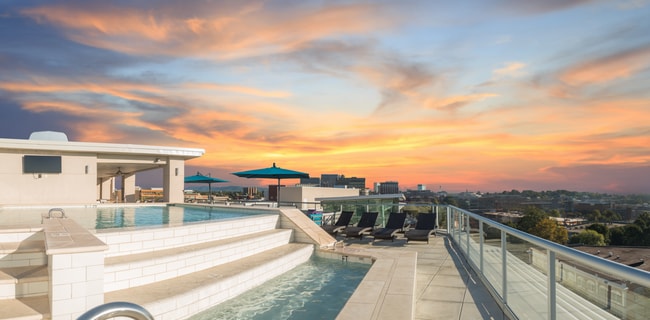 Rooftop Pool - 600 S Main St
