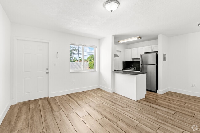 2 BR, 1 BA - 725SF - Living Room - Miami Shores Luxury Apartments