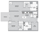 2 Bed 2 Bath Den-B24-T Type A