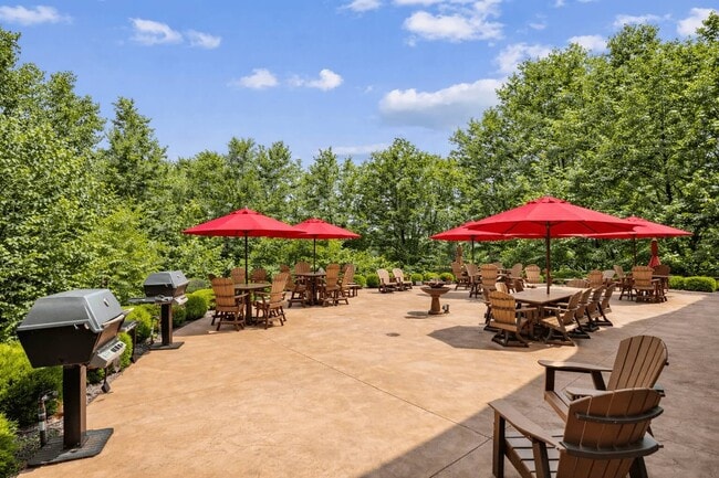 Outdoor Picnic and Social Patio - The Estates at Arbor Oaks