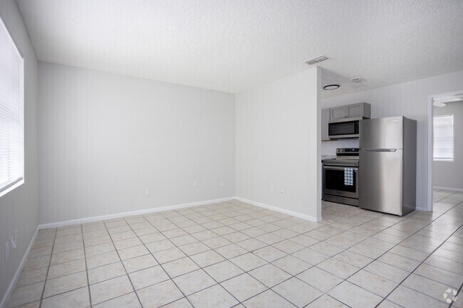1BR, 1BA - Sala de estar 752SF - Ascend 3650