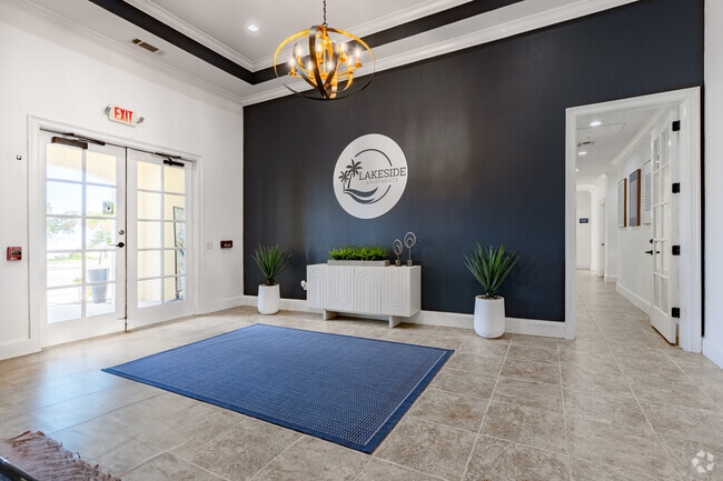 Leasing office lobby - Lakeside Apartments