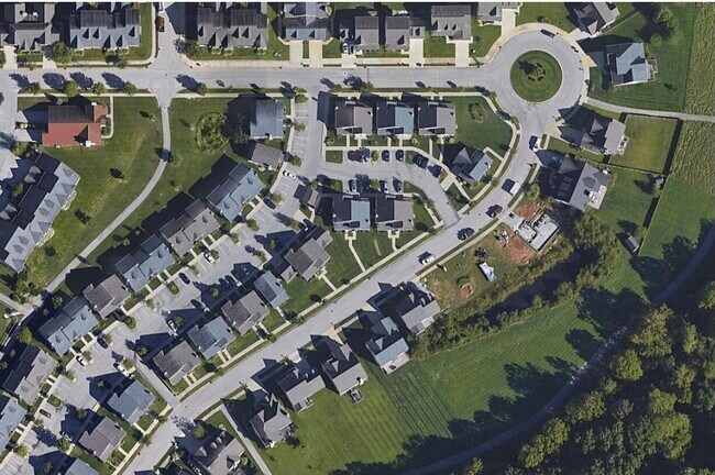 Arial view of street - 2804 E Bressingham Way