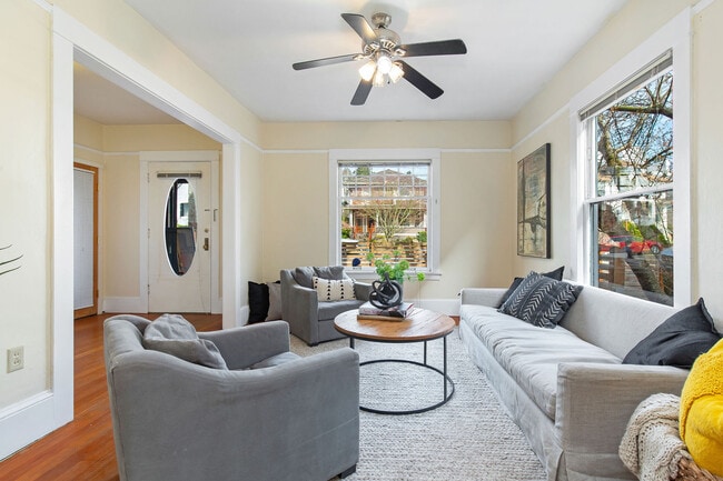 Living Room and Entry (back to front) - 1921 10th Ave W