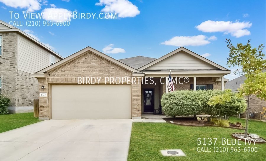 5137 Blue Ivy, Bulverde, TX 78163 House Rental in Bulverde, TX