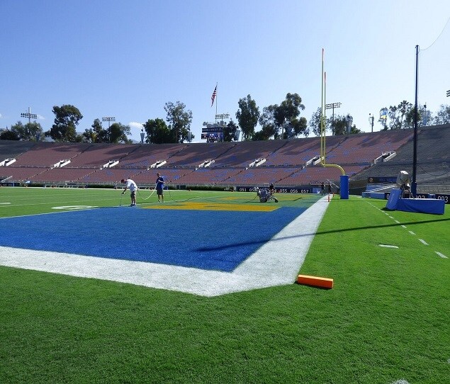 The legendary Rose Bowl is home to the UCLA Bruins football team