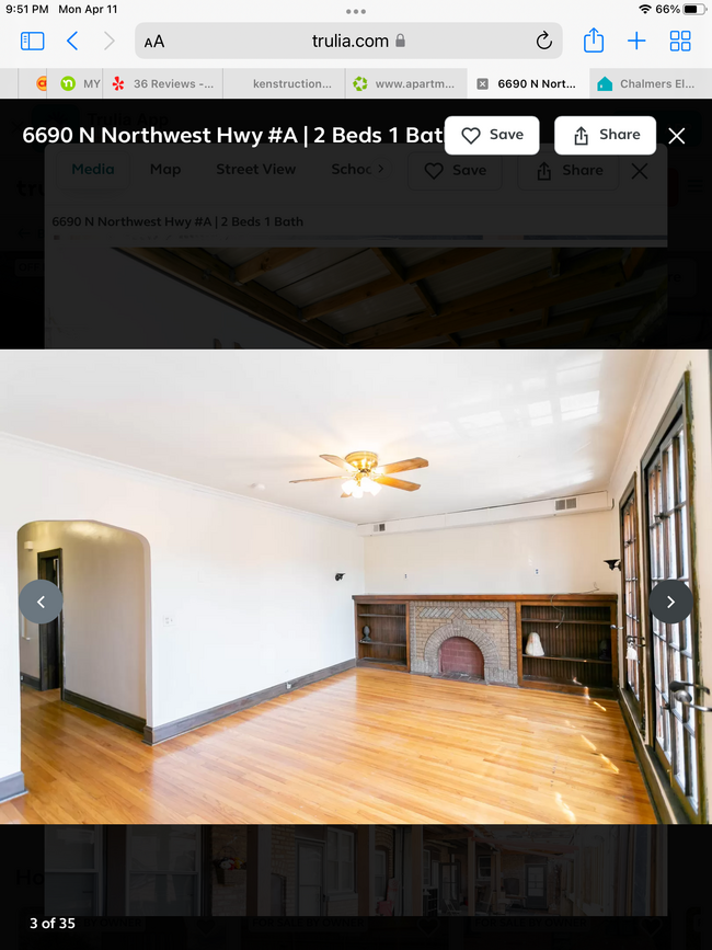 Living room - 6684 N Northwest Hwy