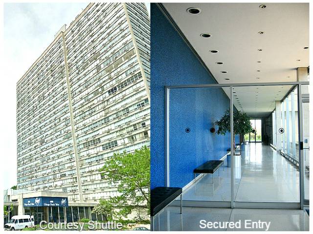 Courtesy Resident Van Shuttle / Doorman Building with Secure Keyless Entry. - 4800 S Chicago Beach Dr