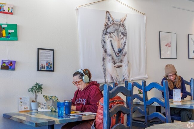 Downtown Los Alamos has many quaint coffee shops for locals to visit.