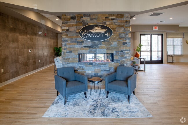 Interior of club house - Cresson Hill