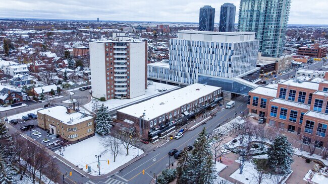 Aerial Photo - Forest Park Apartments