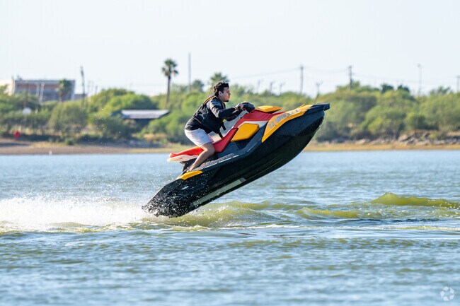 Lake Casa Blanca is a popular area for jet ski water-sports and more.