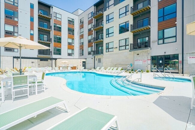 There's no better way to beat the heat than taking a dip in our resort-style pool. - Haven at Uptown