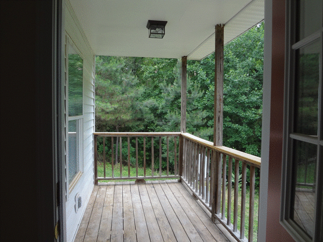 Back Porch/balcony - 6276 Igo Rd