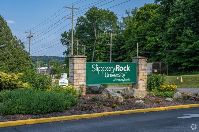 Slippery Rock University is a college in the heart of Slippery Rock.