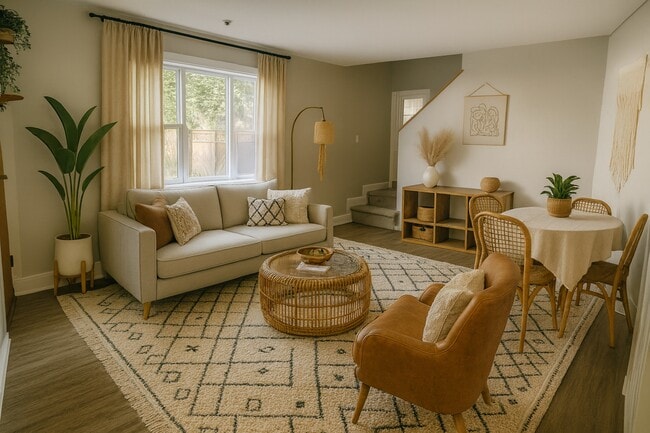 Living Room in 3 bedroom unit - Coburg Road Apartments