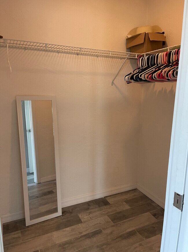 Master bedroom walk-in closet - 6149 Staunton Dr