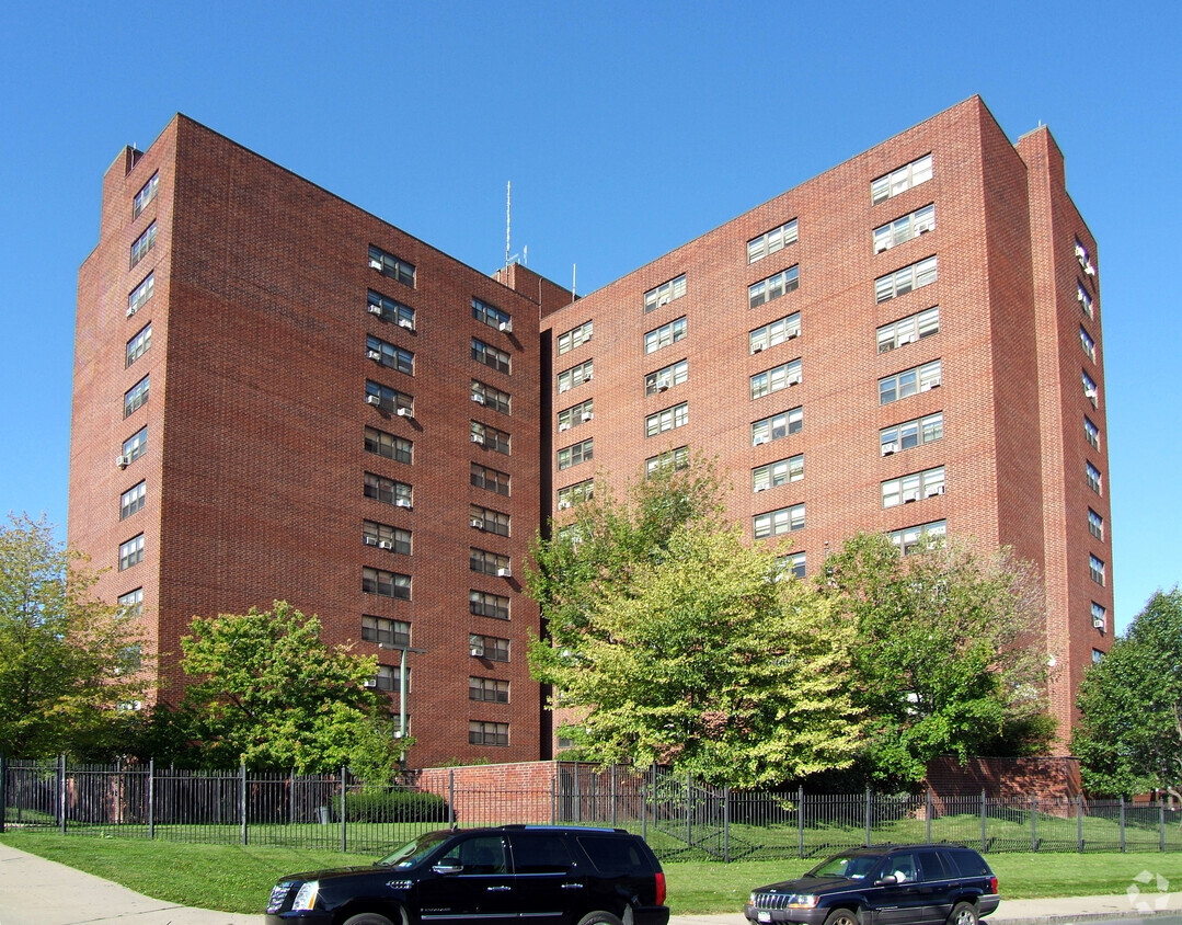 View from the east - Summit Towers