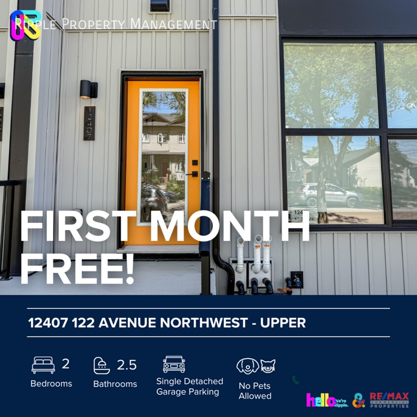 Primary Photo - Modern 2 Beds, 2.5 Baths Main Floor/ Upper...