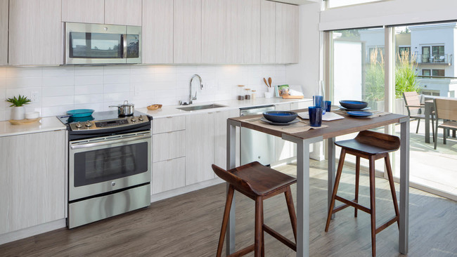 Kitchen with Stainless Steel Appliances - Venn at Main