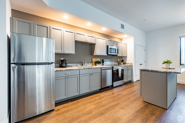 1 BR, 1.5 BA - 962SF - 100 North Apartments