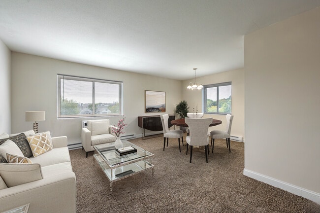 Living Room - Jefferson Arms Apartments