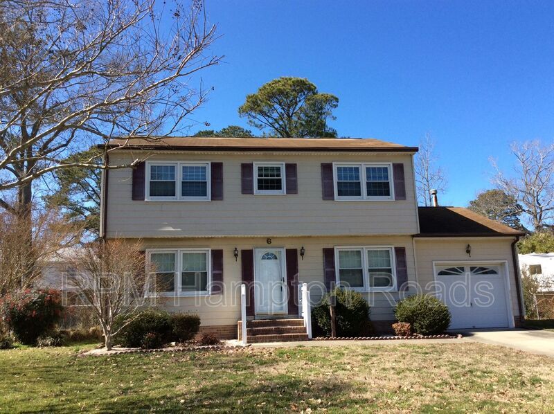 6 Colgate Cir, Hampton, VA 23664 House for Rent in Hampton, VA