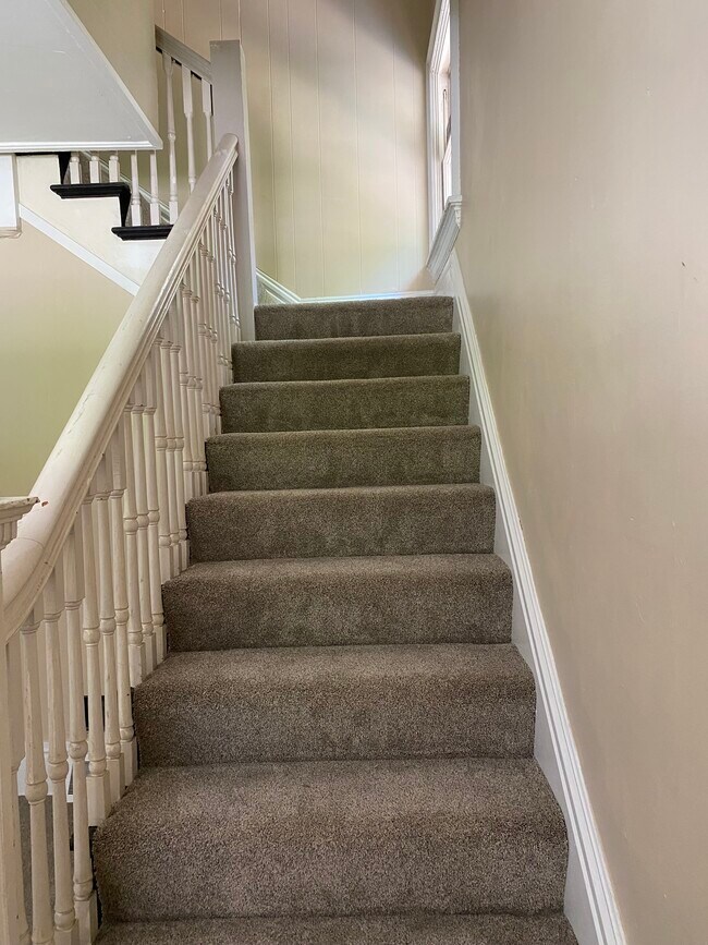 Alfombra nueva en las escaleras - 1938 Kendall Ave