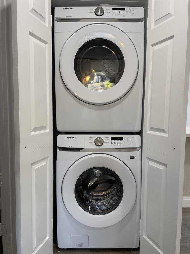 Washer and Dryer in unit. - Pebblebrook Apartments