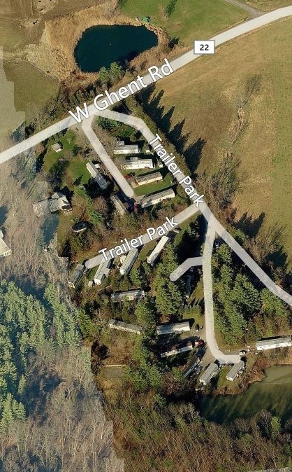 Aerial Photo - Widows Creek Mobile Home Park