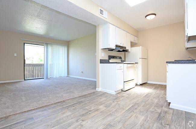 1 Br, Living Space - Tower Park Apartments