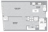 1 Bed 1 Bath-A4.2