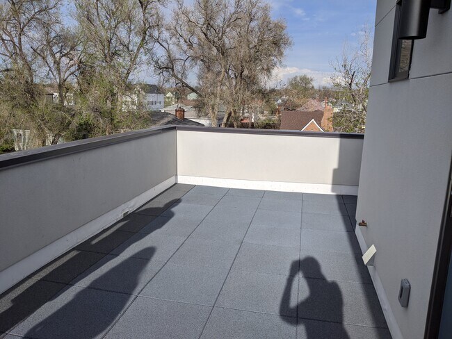 East-facing view on roofdeck - 2179 S Cherokee St