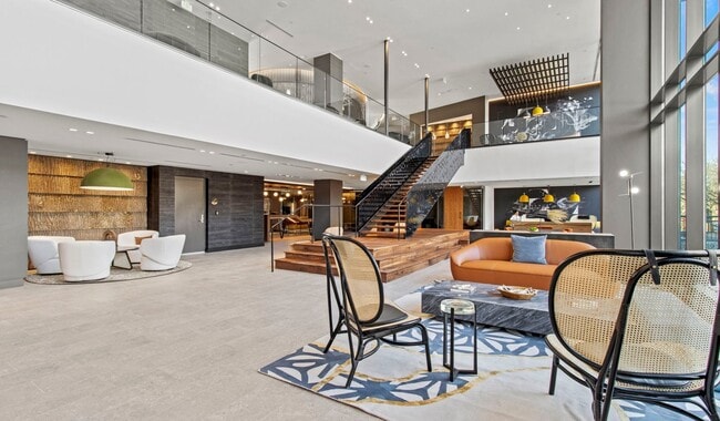 Come home to a lobby that exudes sophistication and style - Upton Place Apartments