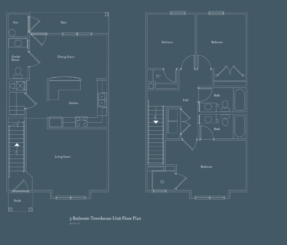 Plano de planta - Oak Run at Carolina Commons