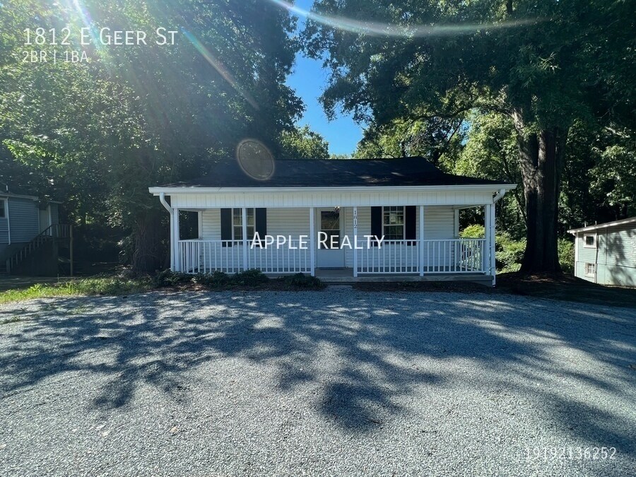 1812 E Geer St Available Now House Rental in Durham, NC