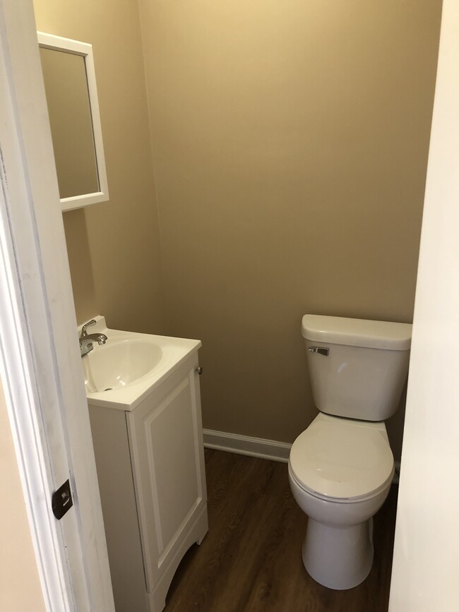 1st floor half bath - 1500 Cedar Hill Rd