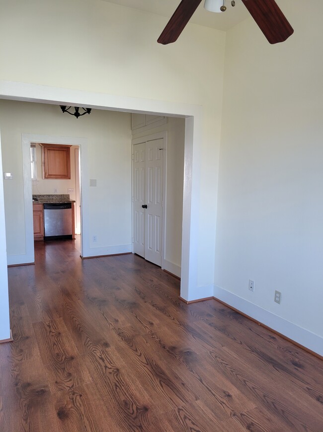 Living Room looking towards the Kitchen - 1017 11th St