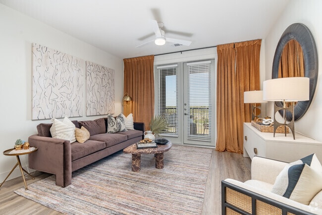 2BR, 2BA - 1,167SF - Living Room - Aura Avant
